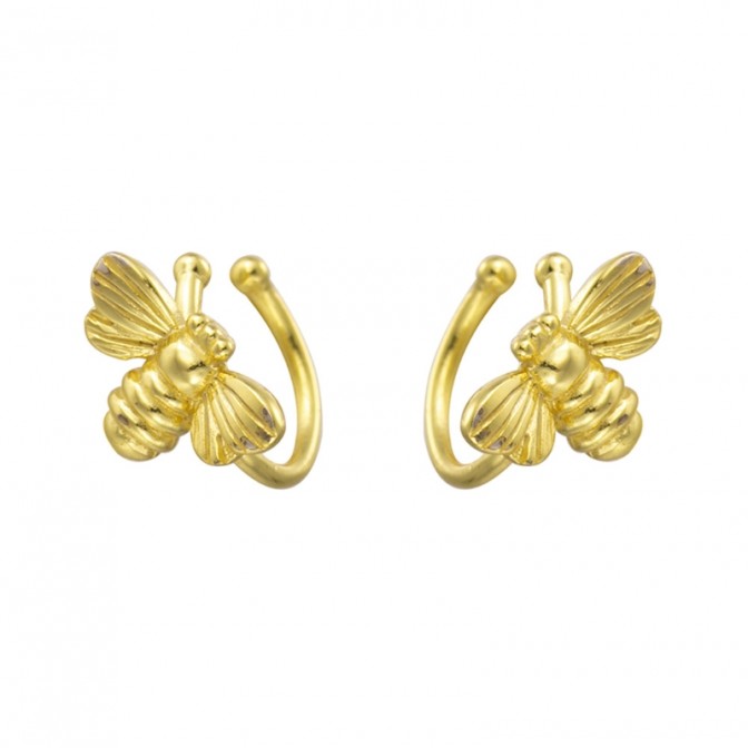 Pendiente Earcuff Abeja - 6*10mm