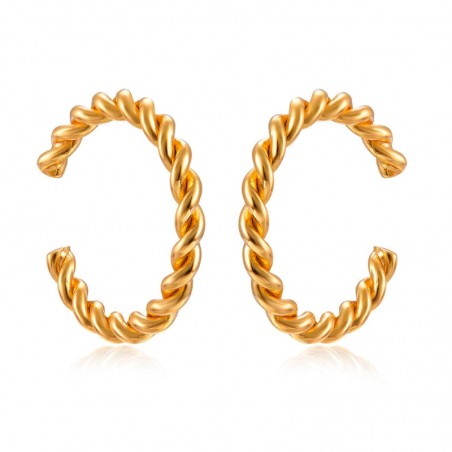 Pendiente Earcuff Trenzado - 15mm