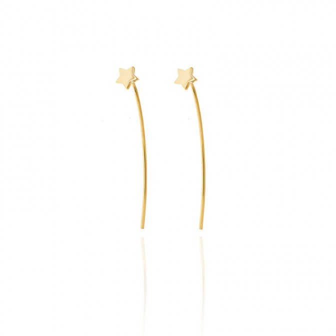 Pendiente Estrella - 5 mm