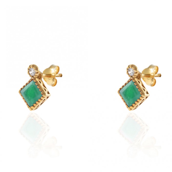 pendiente Plata - 6x6