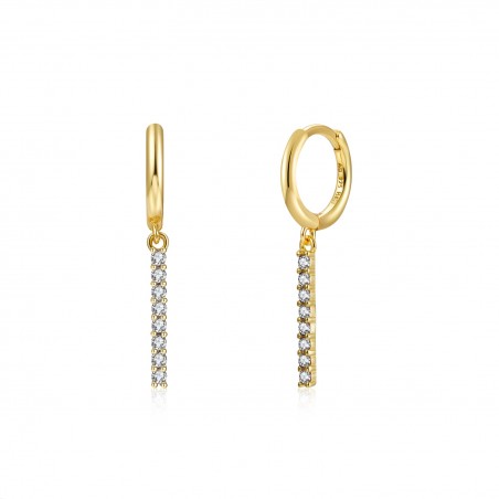 Pendientes Aro - Palo 11mm - Bañado Oro y Plata Rodiada Pendientes Aro - Palo 11mm - Bañado Oro y Plata Rodiada