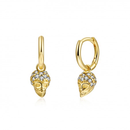Pendientes Aro - Calavera Pendientes Aro - Calavera