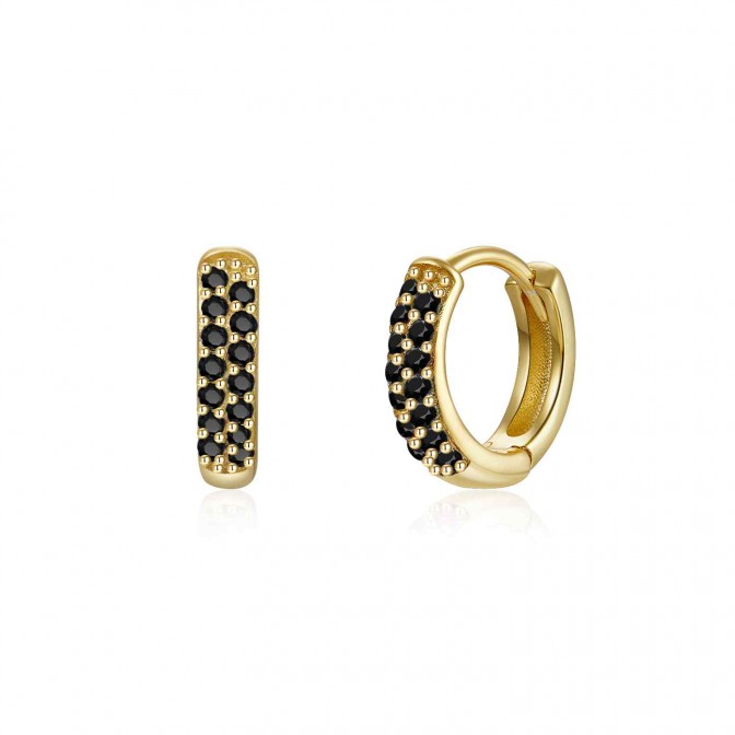 Pendientes Aro - Circonita