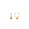 Pendientes Aro - 8mm - Mineral 3*4