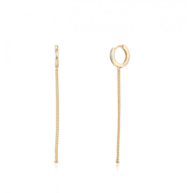 Pendientes Aro - Cadena - 11+45 mm