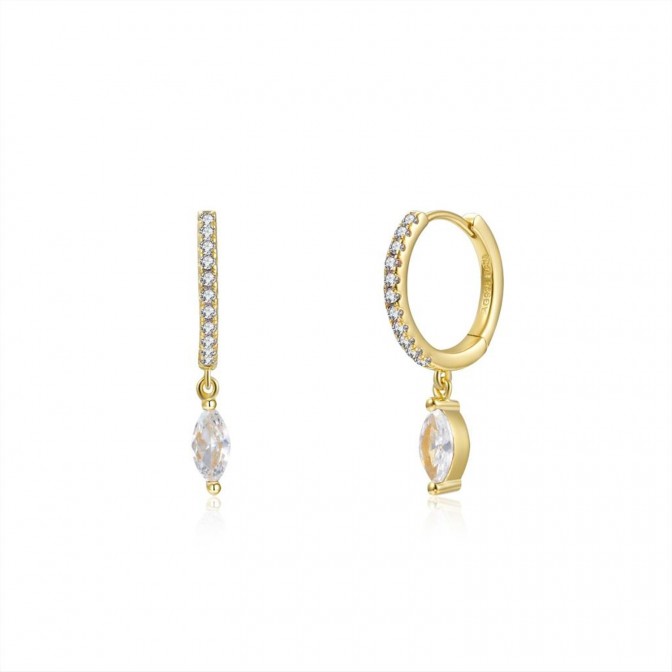 Pendientes Circonita 13 mm