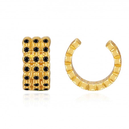 Pendientes Aro - Earcuff - Circonita