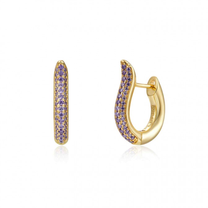 Pendientes Aro Circonita 20mm