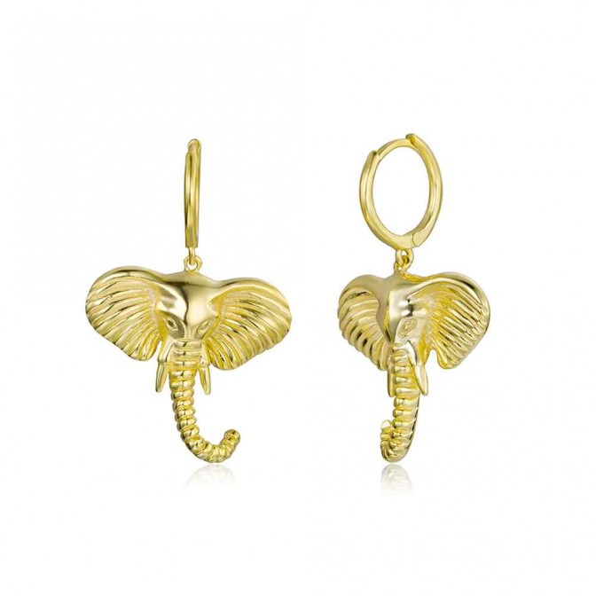 Pendientes Aro Elefante - 32 mm