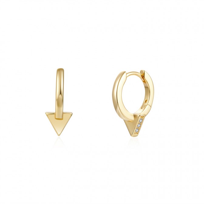 Pendientes Aro Triángulo 11 mm 2