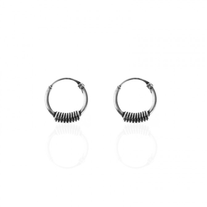 Pendientes Bali Circulos - 10 mm - 5 Pairs