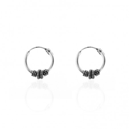 Pendientes Bali Muelle - 10 mm - 5 Pairs