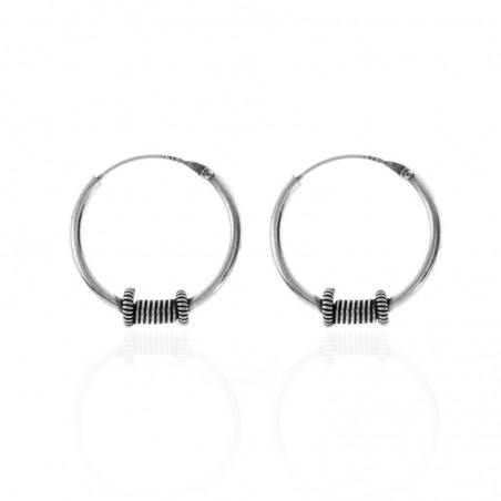 Pendientes Bali Muelle - 20 mm - 5 Pairs