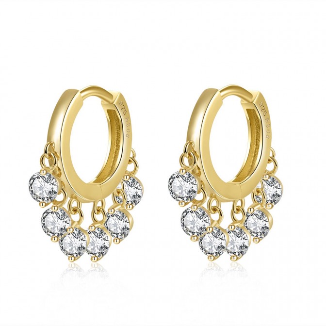 Pendientes Circonita