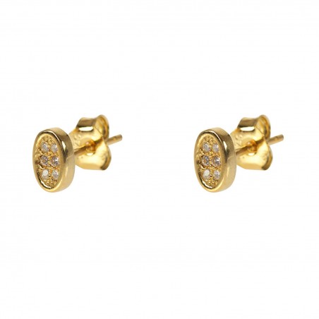 Pendientes Circonita - Oval 4*6