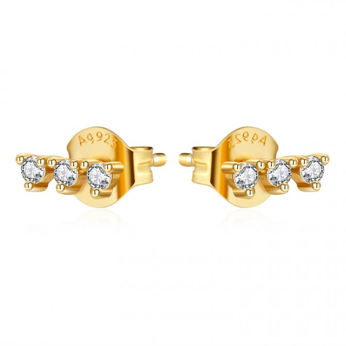 Pendientes Circonita - 3 Cz