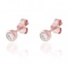 Pendientes Circonita - 4mm