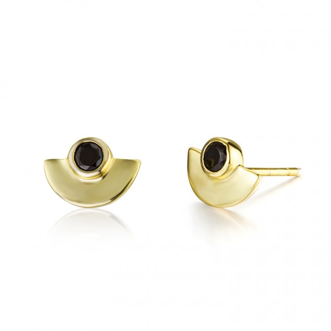 Pendientes Circonita - Abanico