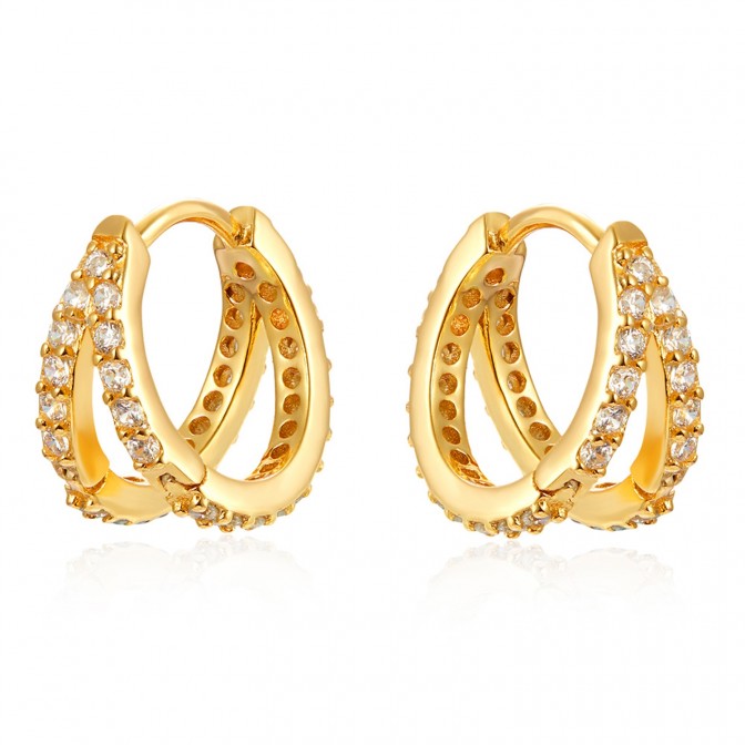 Pendientes Circonita - Aro