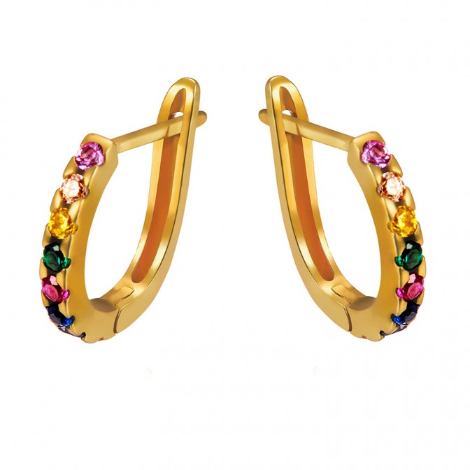 Pendientes Circonita - Aro