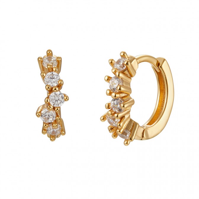 Pendientes Circonita - Aro