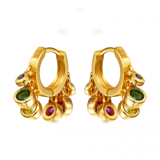 Pendientes Circonita - Aro