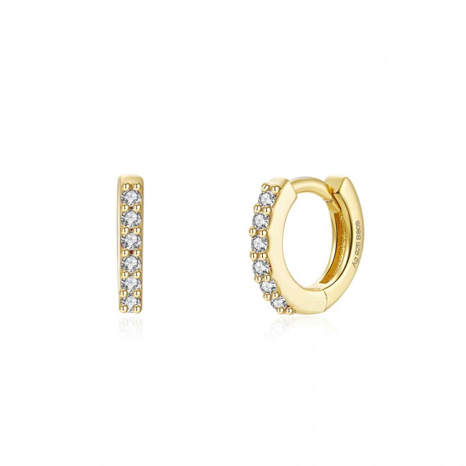 Pendientes Circonita - Aro 10MM