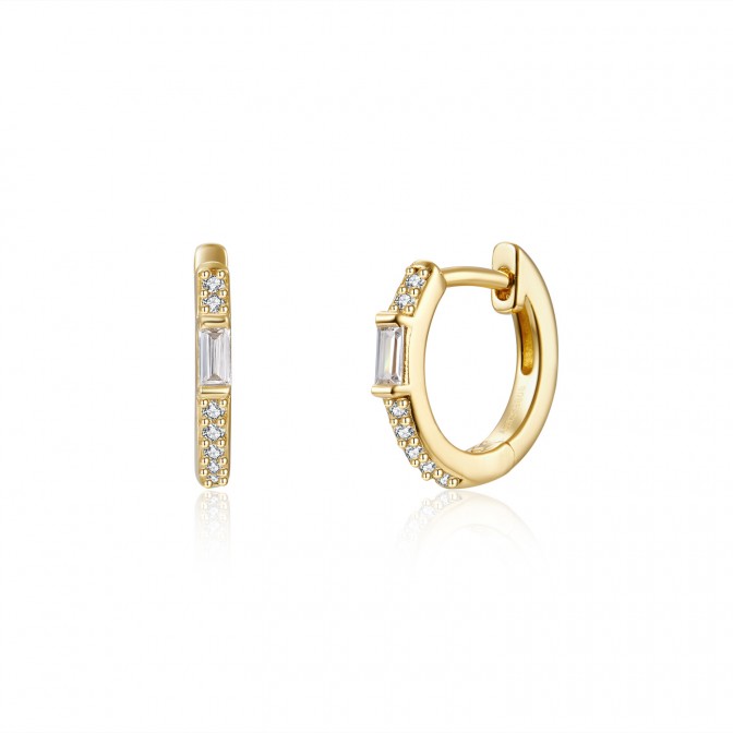 Pendientes Circonita - Aro 12.5mm