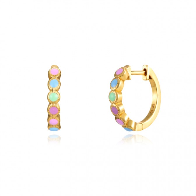 Pendientes Circonita - Aro 15MM