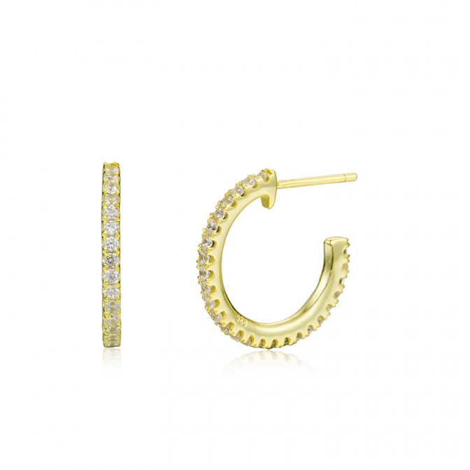 Pendientes Circonita - Aro 18mm