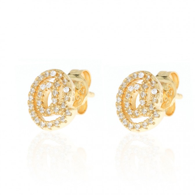 Pendientes Circonita - Arroba