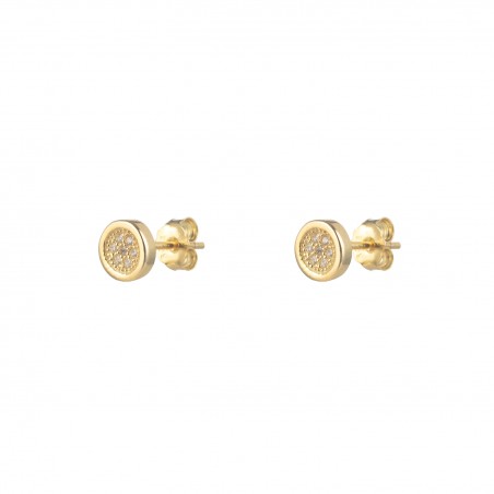 Pendientes Circonita - Boton 6mm