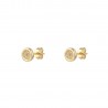 Pendientes Circonita - Boton 6mm