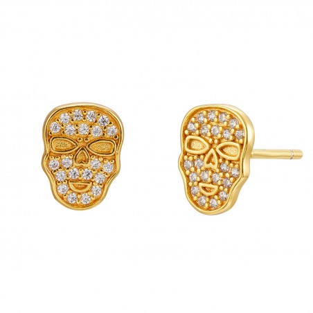 Pendientes Circonita - Calavera