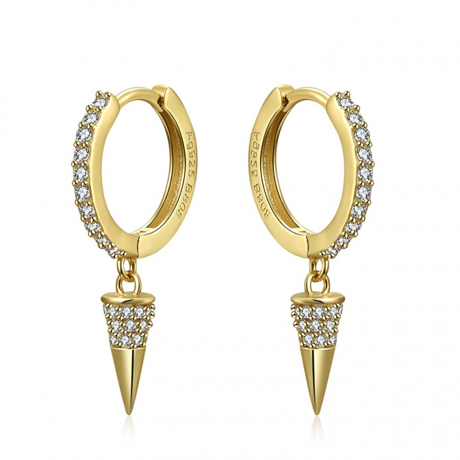 Pendientes Circonita - Cono