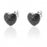 Pendientes Circonita - Corazon 11*12 mm