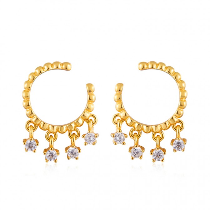 Pendientes Circonita - Earcuff