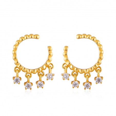 Pendientes Circonita - Earcuff