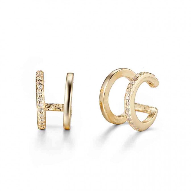 Pendientes Circonita - Earcuff 10mm