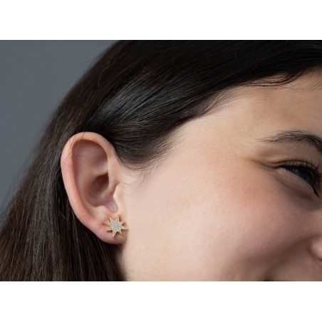 Pendientes Circonita - Estrella