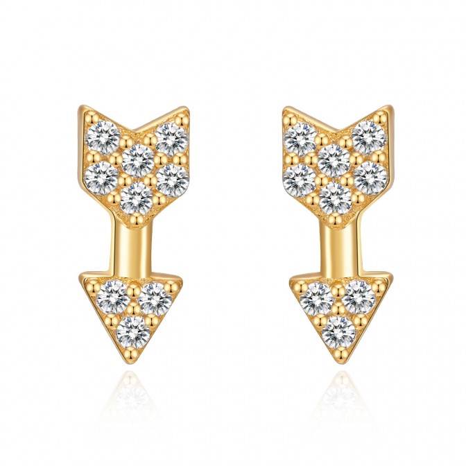 Pendientes Circonita - Flecha - Circonita