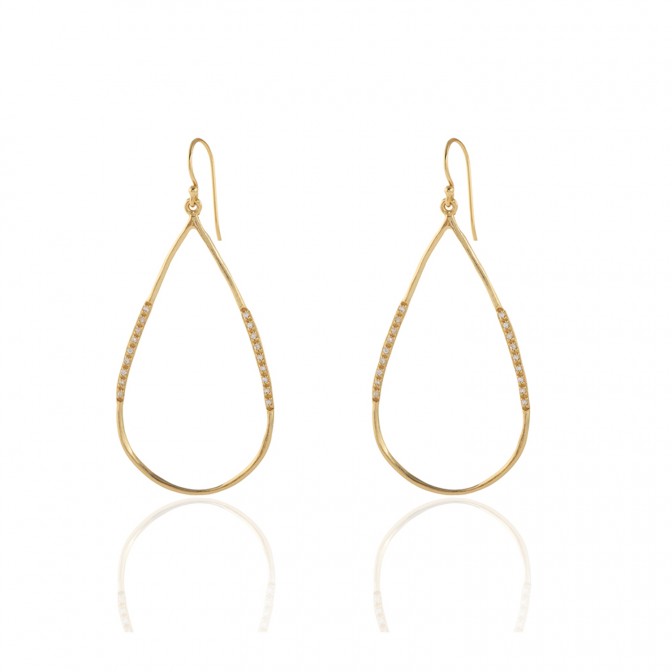 Pendientes Circonita - Lagrima
