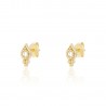 Pendientes Circonita - Lagrima 9*4