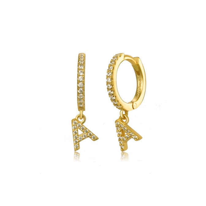 Pendientes Circonita - Letra 2