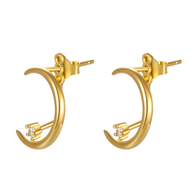 Pendientes Circonita - Luna 2