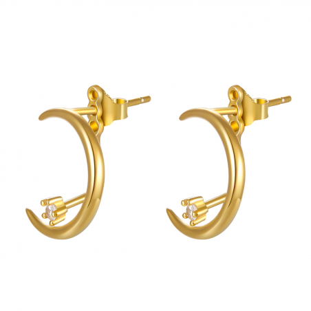 Pendientes Circonita - Luna Pendientes Circonita - Luna