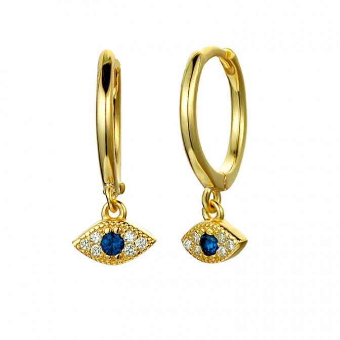 Pendientes Circonita - Ojo