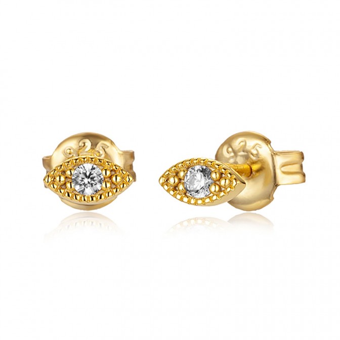 Pendientes Circonita - Ojo