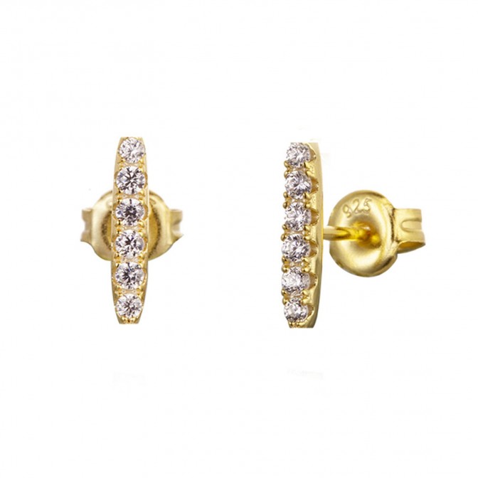 Pendientes Circonita - Palo