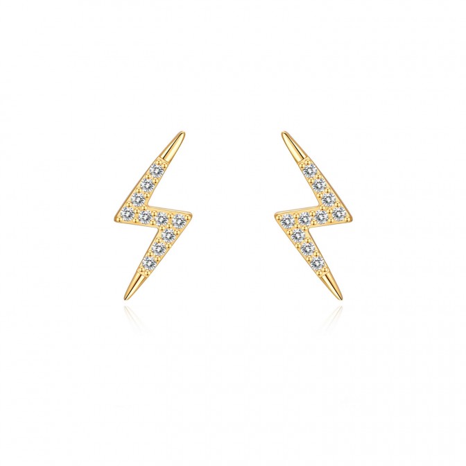 Pendientes Circonita - Rayo - Circonita